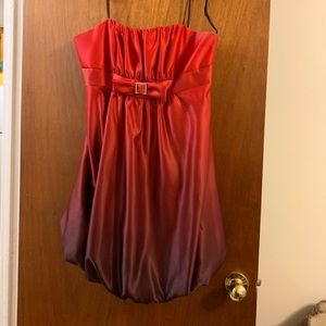 Red Ombré Dress
